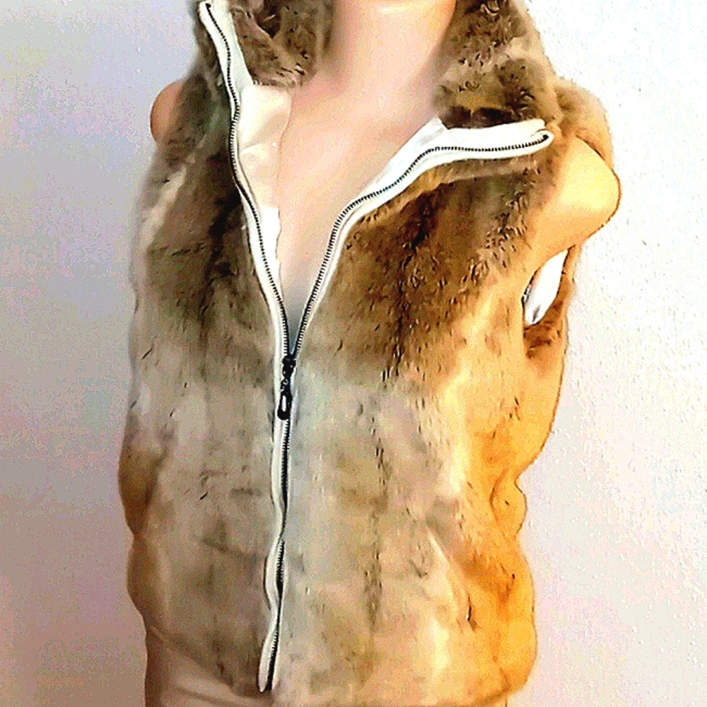 faux fur vest